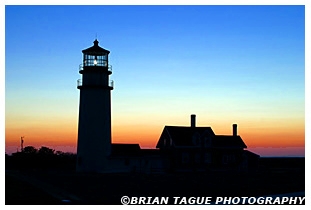 Cape Cod (Highland) Light Sunset