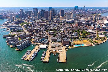 USCG BASE BOSTON - BostonSkylineAerial-440 8408-150-4