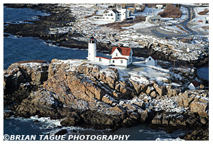 Cape Neddick (Nubble) Light Aerial