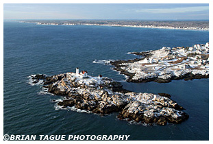 Cape Neddick (Nubble) Light Aerial