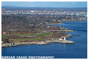 Portland Head Light aerial