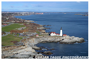 Portland Head Light aerial