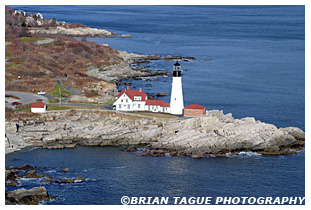 Portland Head Light aerial