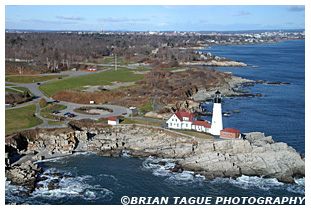 Portland Head Light aerial