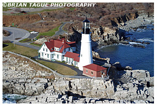 Portland Head Light aerial