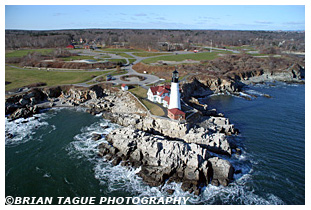 Portland Head Light aerial