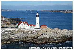 Portland Head Light aerial