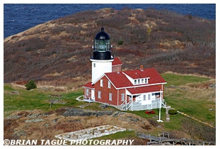 Seguin Island Light - Aerial