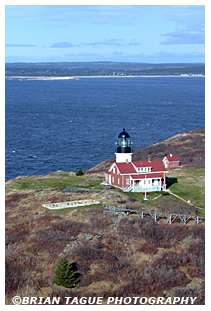 Seguin Island Light - Aerial