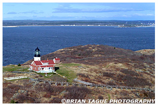 Seguin Island Light - Aerial