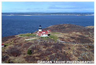 Seguin Island Light - Aerial