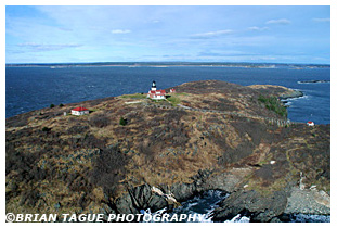 Seguin Island Light - Aerial