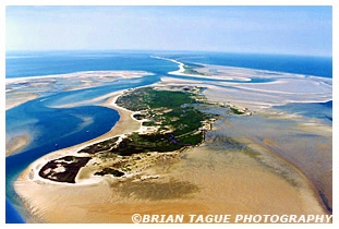 North Monomoy Island aerial