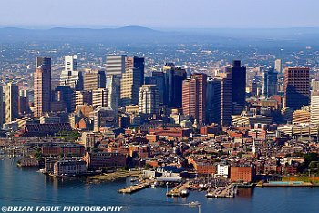 USCG BASE BOSTON - BostonSkylineAerial-207 0717-crp-150-4